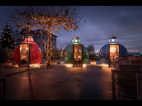 «PrivatSphären» – schmucke Weihnachtskugeln als Gruppen-Restaurants
