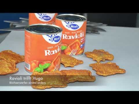 Ravioli trifft Hugo (Büchsenwerfen)