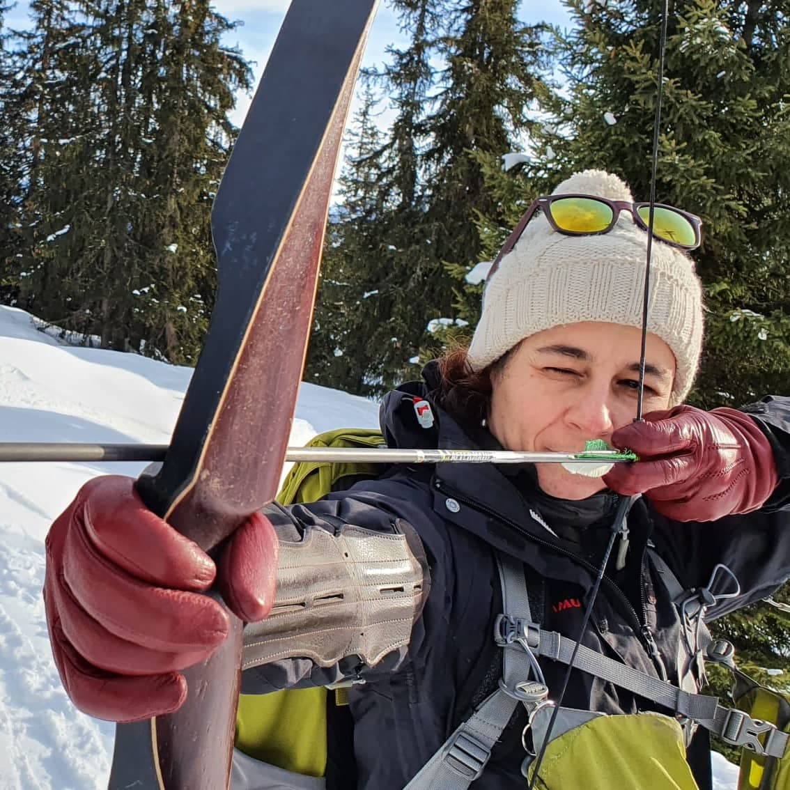 Bogenschiessen mit Outdoortrainer Klemens