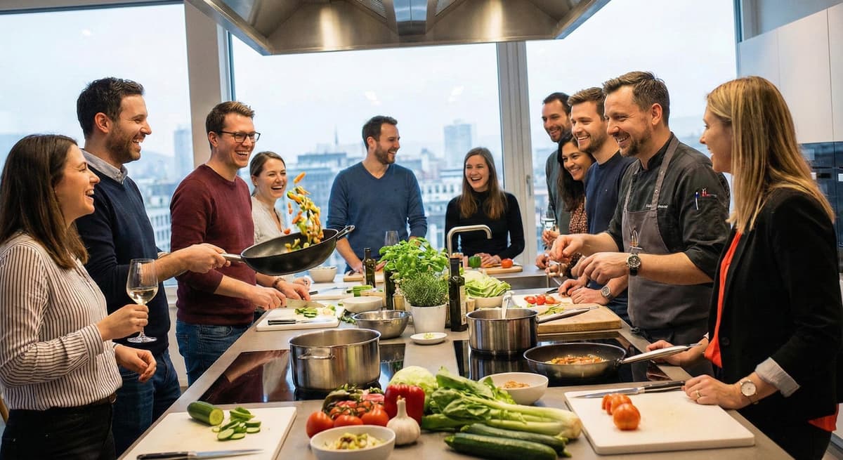 Teambuilding am Herd: Gemeinsam Kochen & Geniessen