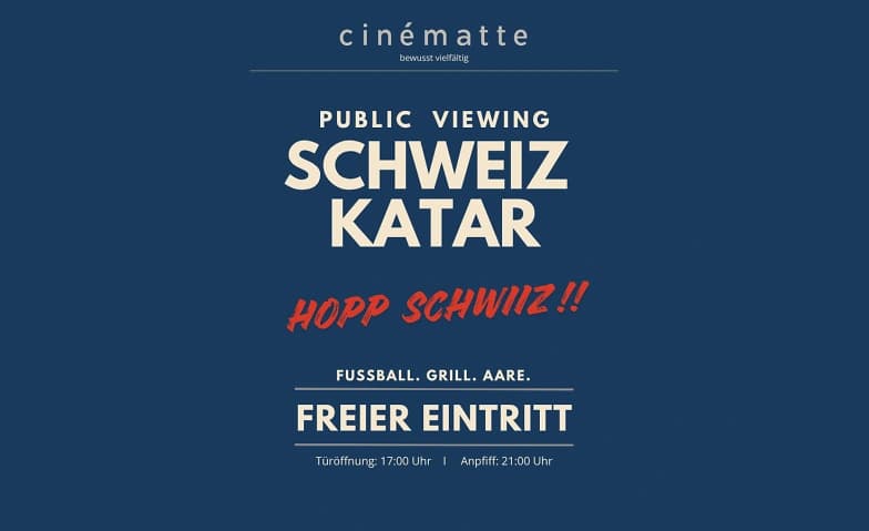Cinématte Bern - FIFA World Cup 2026 Public Viewing